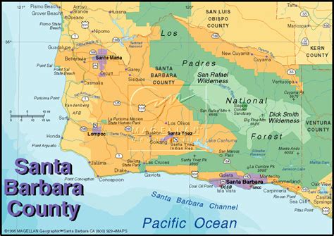 Training and Certification Options for MAP Map of Santa Barbara California